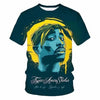 Harajuku Men’s 2Pac Graphic T-Shirt Style - Yellow Band