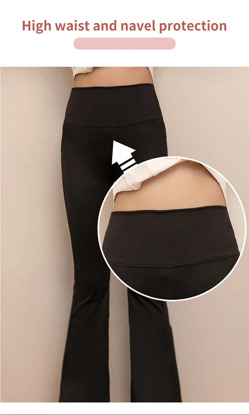 Girls’ High-Waisted Bootcut Leggings