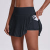 Summer Women’s Tennis Pleated Skirt with Inner Shorts