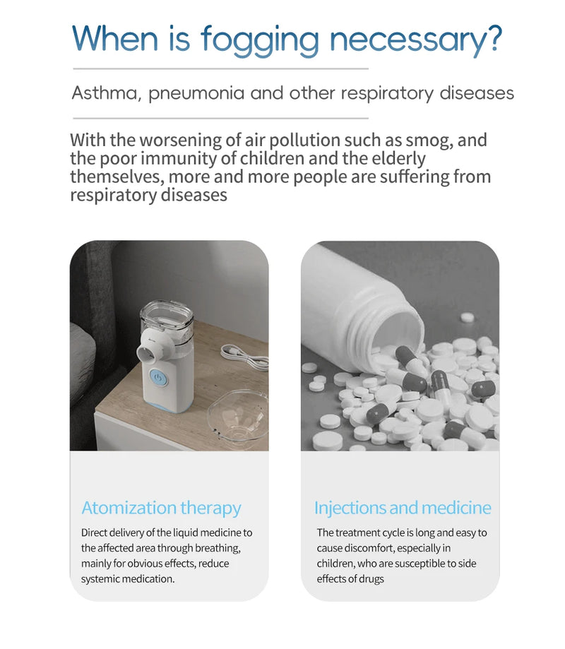 KIUZOU Medical Portable Nebulizer