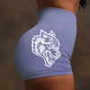 Women’s Seamless Yoga Wolf Gym Shorts