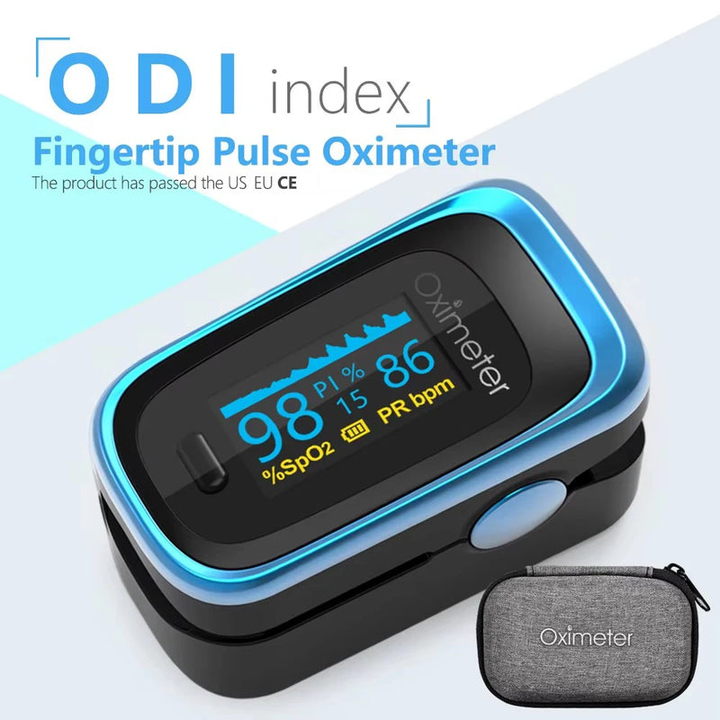 Medical Finger Pulse Fingertip OLED Portable Oximeter