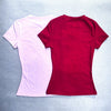 Women’s Seamless Yoga Top – Short Sleeve Sports T-Shirt for Gym, Running & Fitness