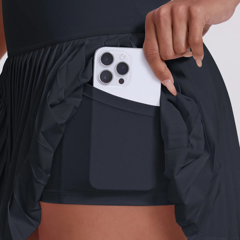 Summer Women’s Tennis Pleated Skirt with Inner Shorts