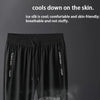 Men's Quick-Dry Running Pants with Zipper Pockets for Sports and Outdoor Activities