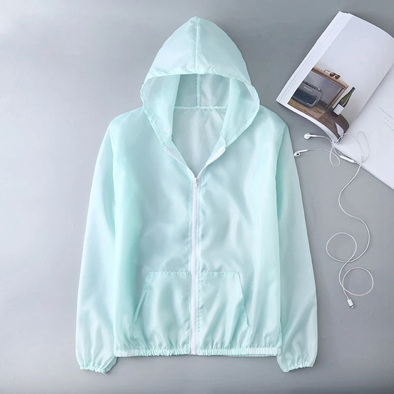 Quick Dry Breathable UV Protection Jacket – Lightweight Sunscreen Coat for Men & Women