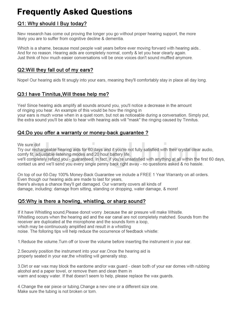 Invisible Rechargeable Hearing Aid