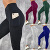 Women's High-Waisted Yoga Leggings – Stretch Workout Pants with Pockets & Butt-Lifting Design