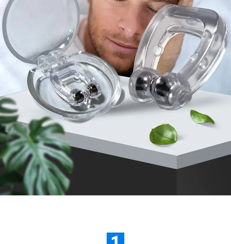 Anti Snore Sleep Aid Magnetic Therapy Finger Ring