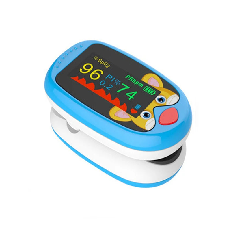 AiQUE Pediatrics Finger Pulse Oximeter – Child & Baby Blood Oxygen & Heart Rate Monitor (0.5–12 Years)