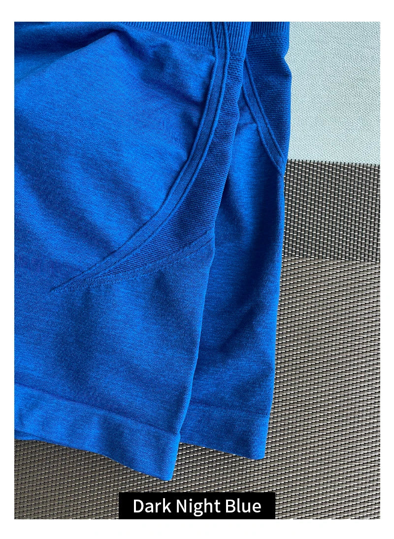 TKITK Women's High Waist Seamless Tight Shorts