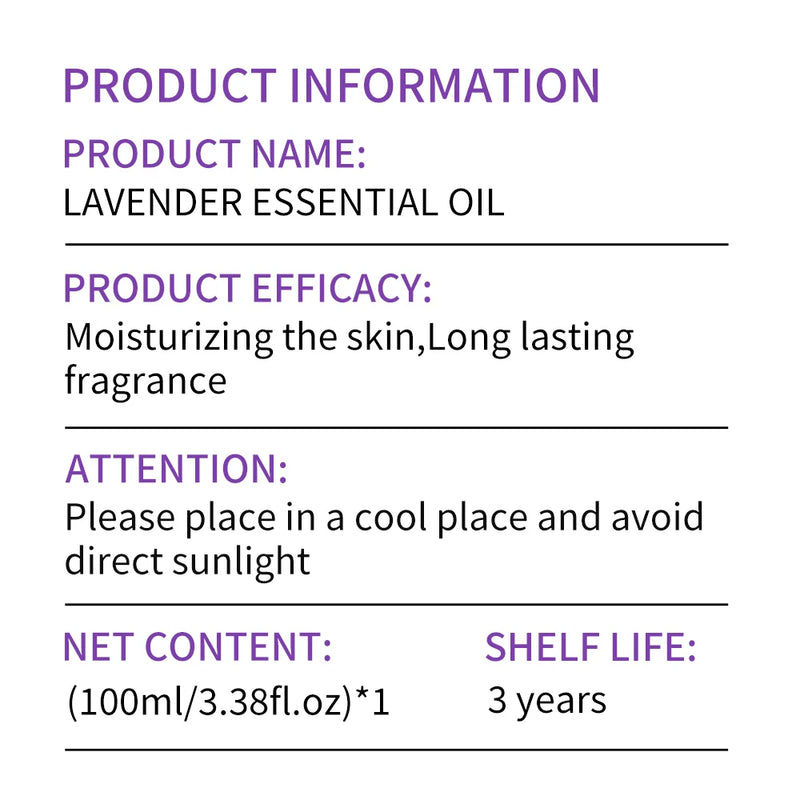 Lavender Essential Oil for Facial and Body Skin Care