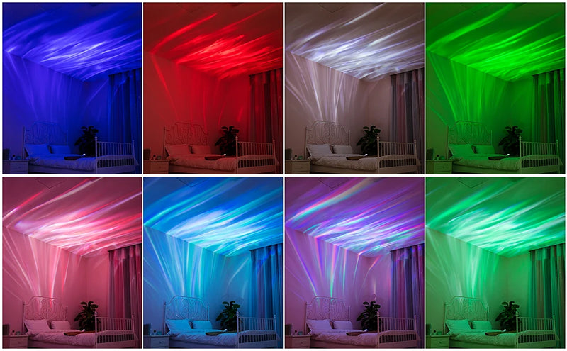 Star Projector LED Aurora Projector Bluetooth Speaker Night Light