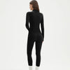 Women’s Zipper Sports Jacket & High-Waist Leggings Set