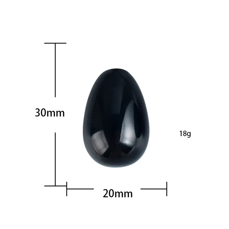 100% Pure Natural Quartz Yoni Egg Set Kegel Exerciser Balls