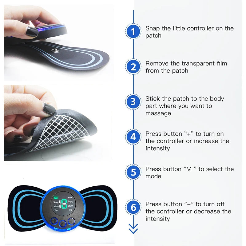 Replacement Gel Patches for Mini Neck Intelligent Massager