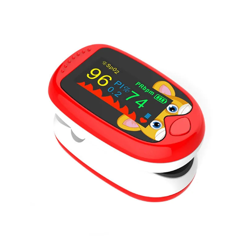 AiQUE Pediatrics Finger Pulse Oximeter – Child & Baby Blood Oxygen & Heart Rate Monitor (0.5–12 Years)