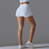 Outdoor Sports High Waist Yoga Tennis Skirt – Breathable Athletic Fitness Skort for Women