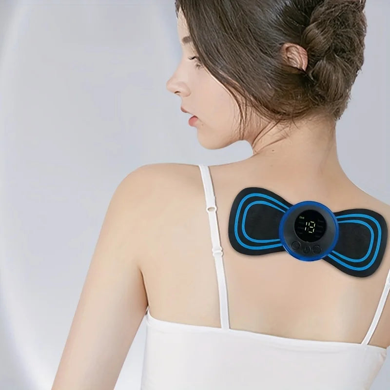 8 Modes Rechargeable Neck Massager Pad with Remote Control