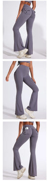 QINACTIVE Women’s Flared Fitness Pants