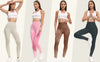 2 Pack Women’s High Waisted Seamless Butt Lifting Yoga Leggings