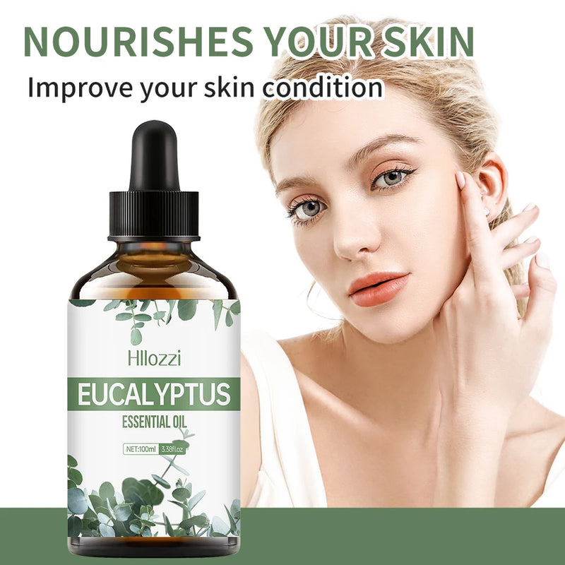 Eucalyptus Plant Essential Oil for Face and Body