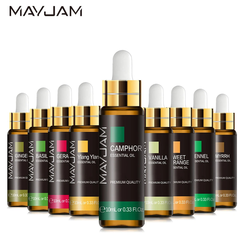 MAYJAM 10ml Essential Oil with Dropper for Humidifier Diffusers