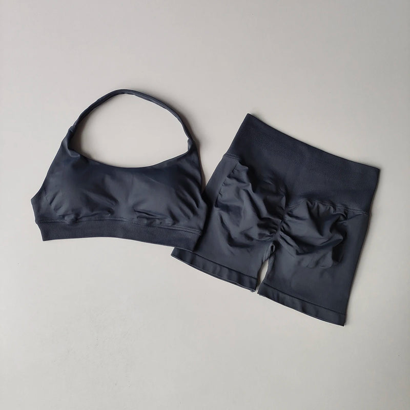 2-Piece Seamless Yoga Suit for Women