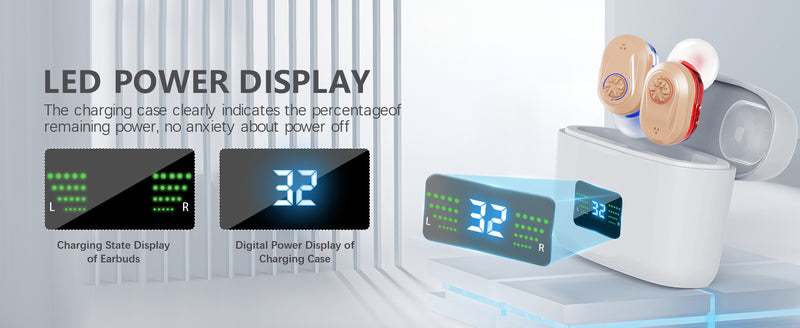 Wireless Mini Noise-Cancelling Hearing Aid for Seniors