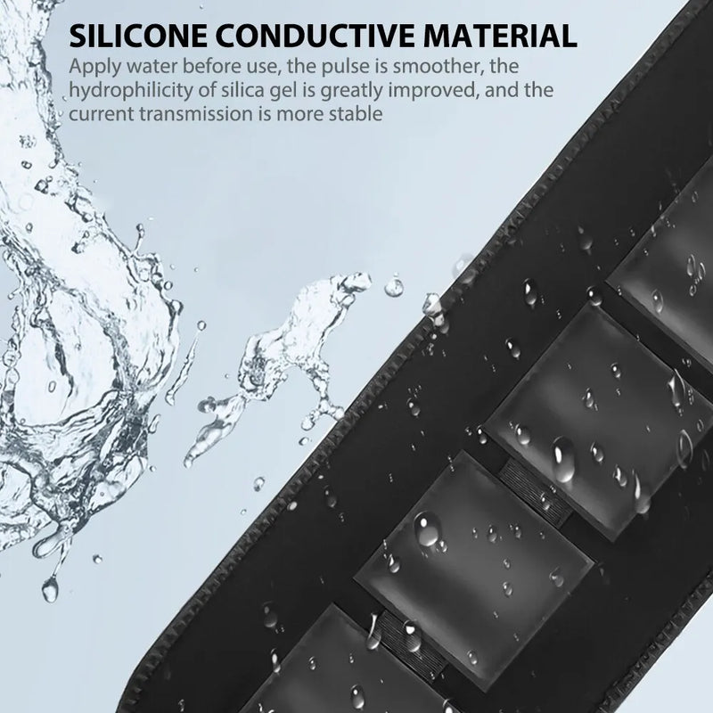 EMS Abs Trainer Belt – Electric Muscle Stimulator & Slimming Massager